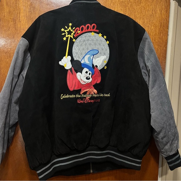 Disney Other - VINTAGE WALT DISNEY WORLD MICKEY MOUSE Bomber Jacket 2XL